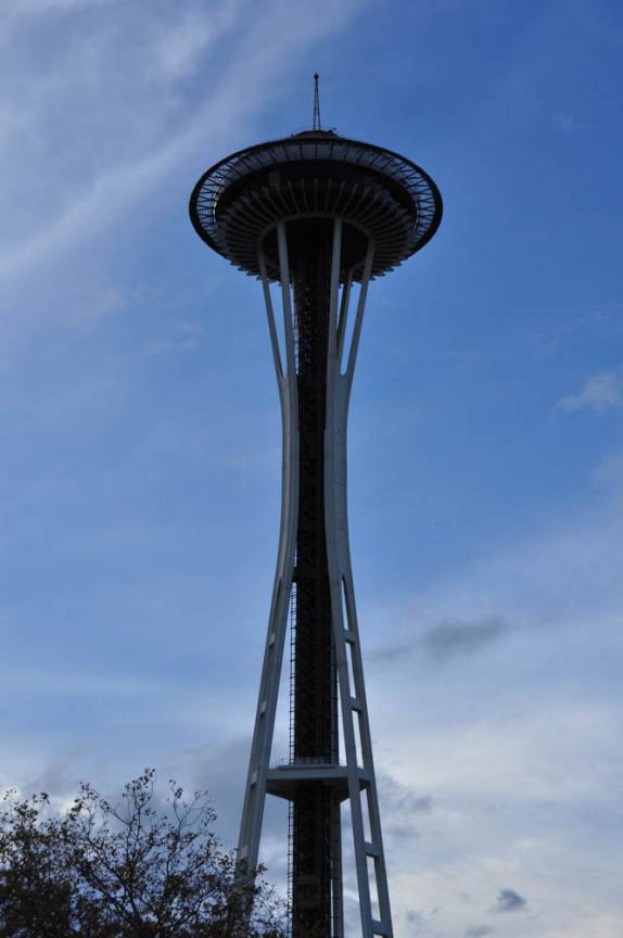 Space Needle, inspiração para a casa da família Jetson! (em Seattle, no estado de Washington, costa oeste dos Estados Unidos)